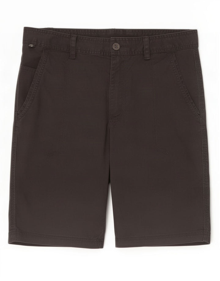 Columbia Mens Slim Fit Chino Shorts W30 Medium Grey Cotton