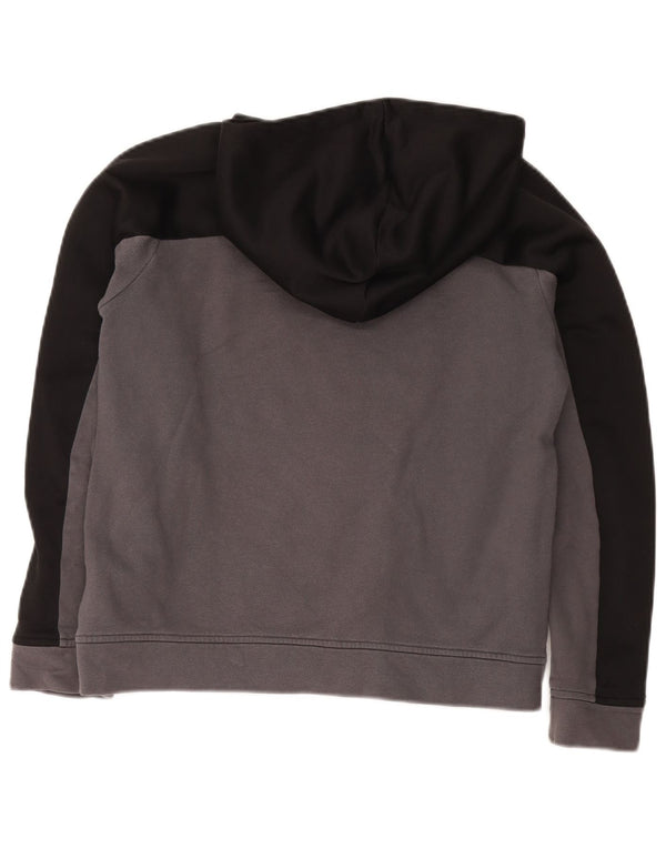 Chłopięcy sweter z kapturem The North Face z grafiką 14-15 lat XL, szary, blok kolorów