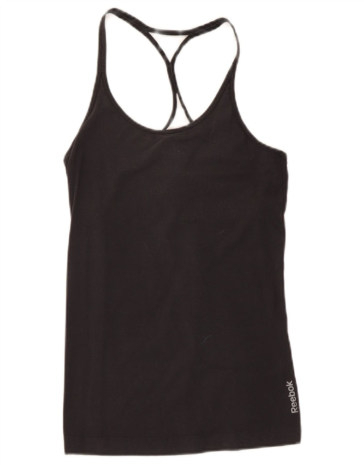 Damska kamizelka Reebok Top UK 8 Small, czarna, poliamid