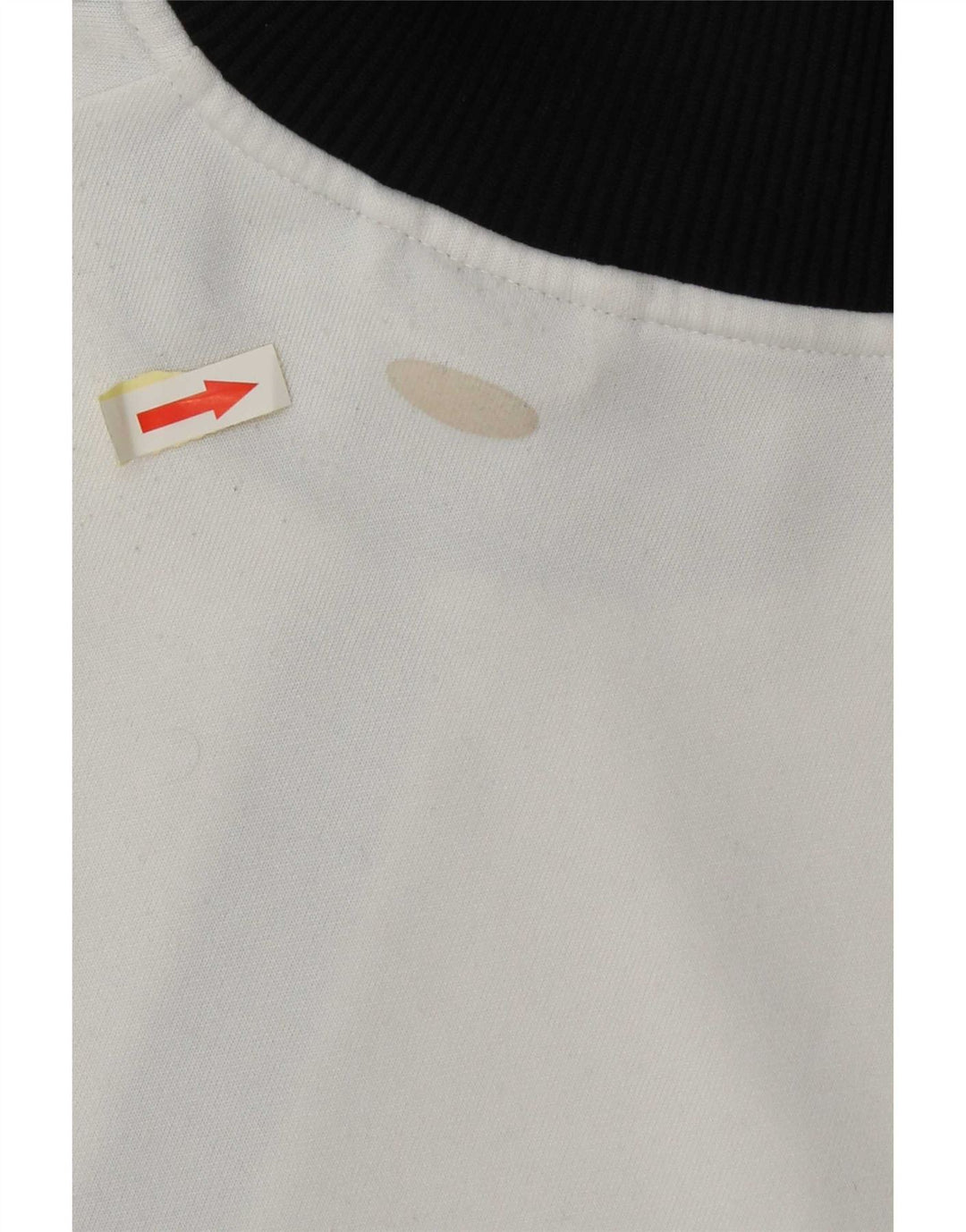 Damska bluza dresowa Adidas UK 18 XL Biały poliester z blokami kolorów