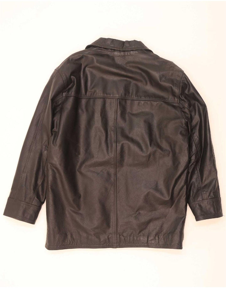Męska kurtka skórzana Shelter Bay UK 42 XL czarna