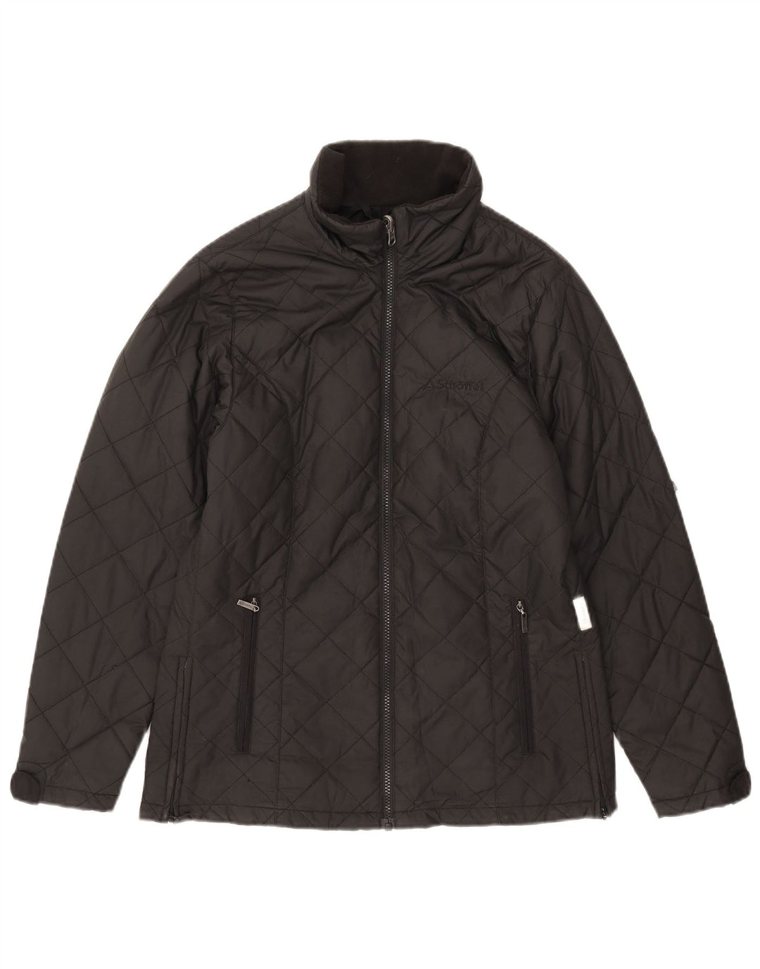 Damska pikowana kurtka oversize Schoffel UK 10, mała, czarna, poliester