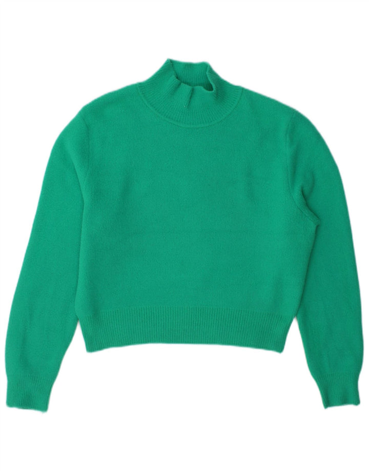 Sweter damski Zara z golfem UK 14, średni zielony