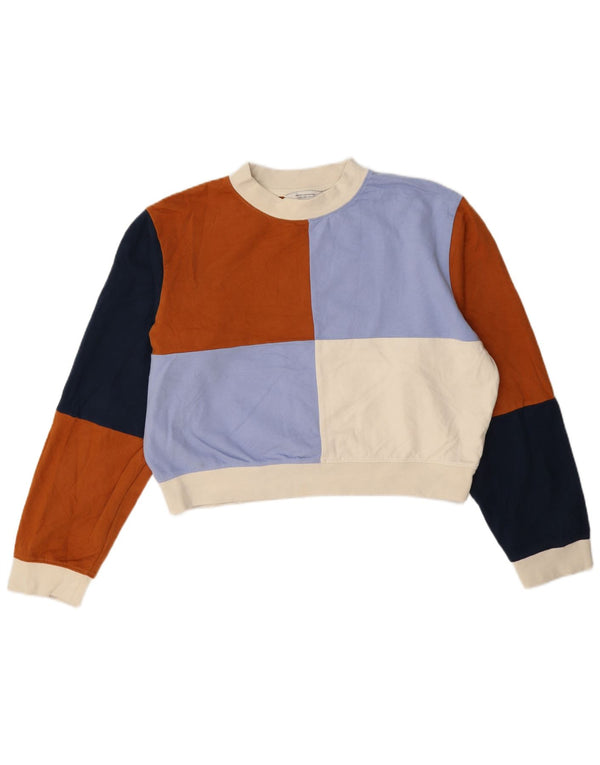 Damska bluza typu Crop French Connection UK 14, średnia, wielobarwna