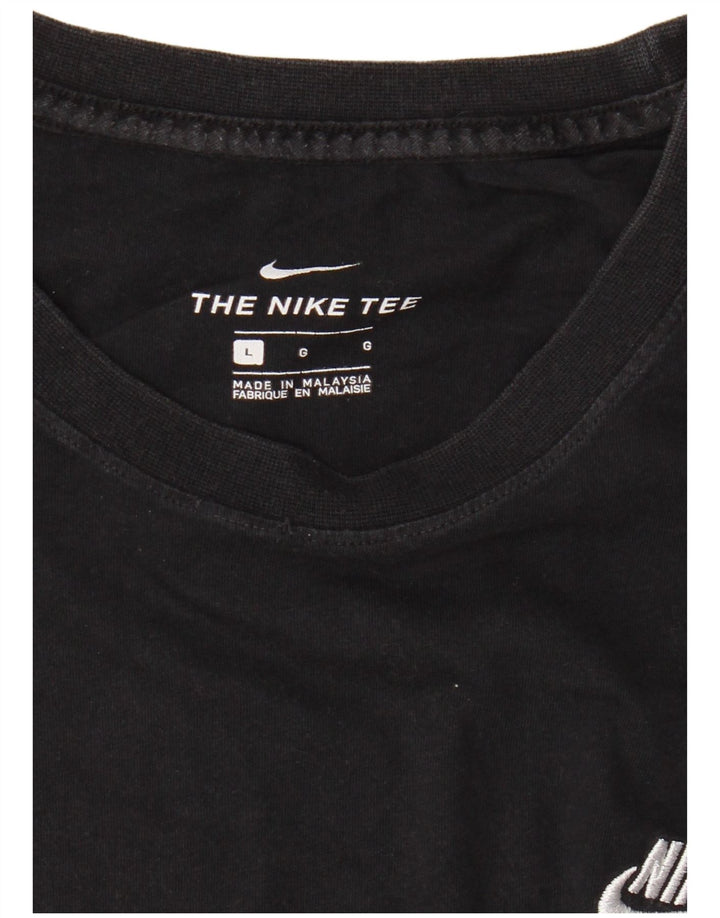 Męski T-shirt NIKE, duży, czarny