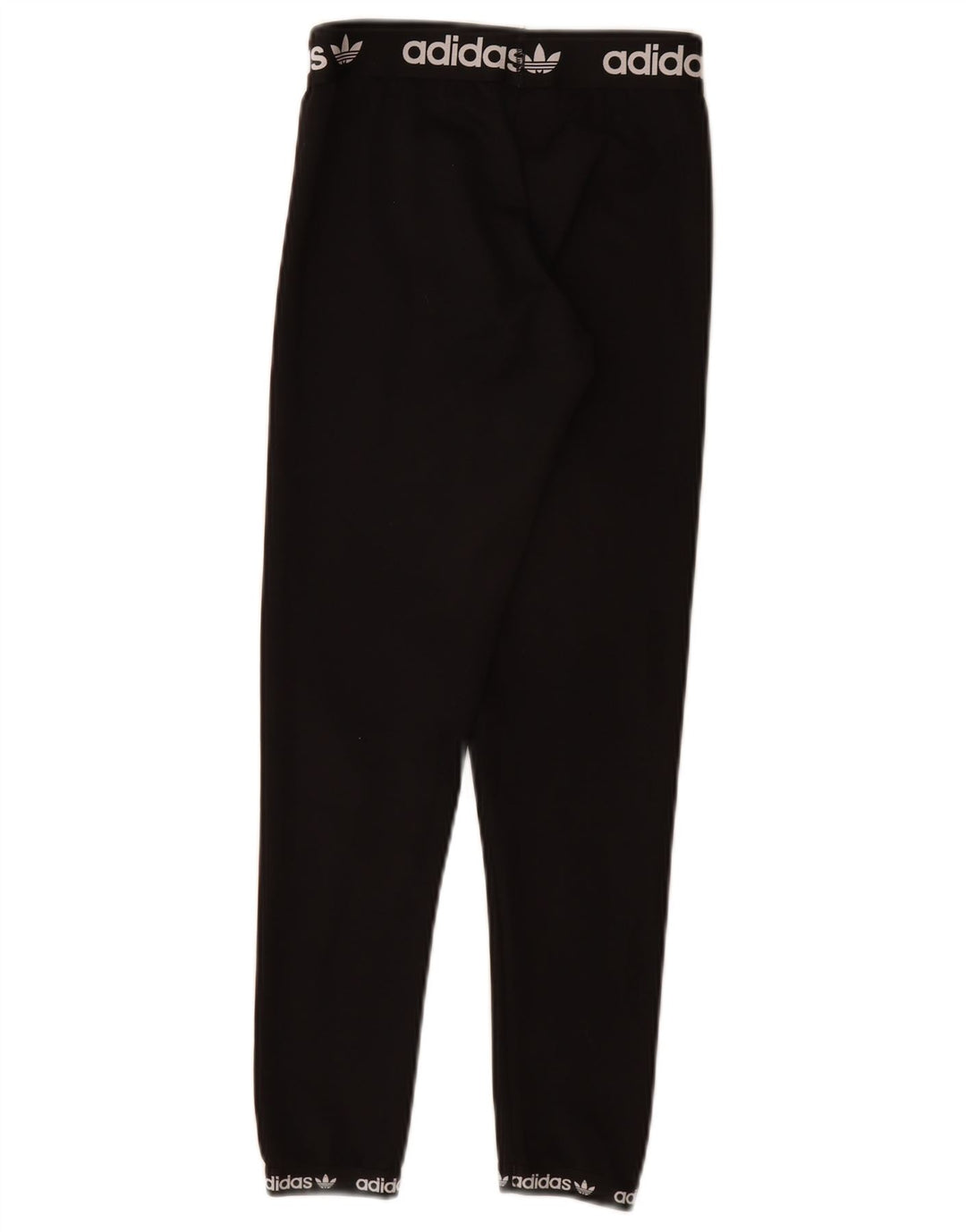 Legginsy dziewczęce Adidas z grafiką 11-12 lat, czarny poliester