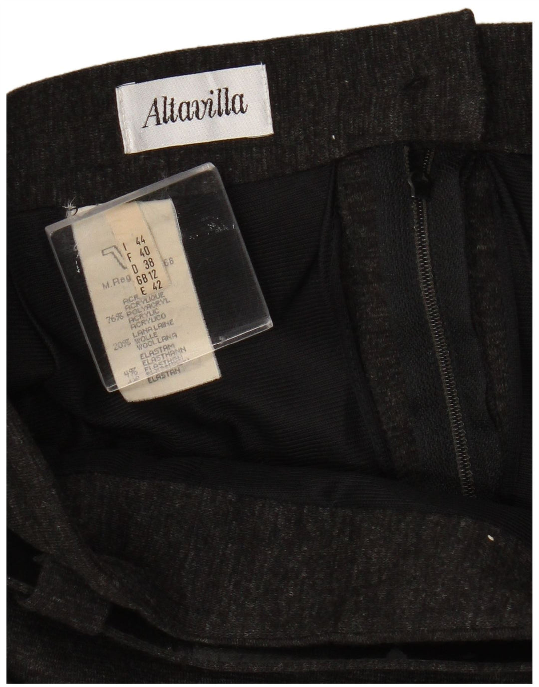 Damska spódnica ołówkowa Altavilla UK 12 Medium W28 Szary akryl