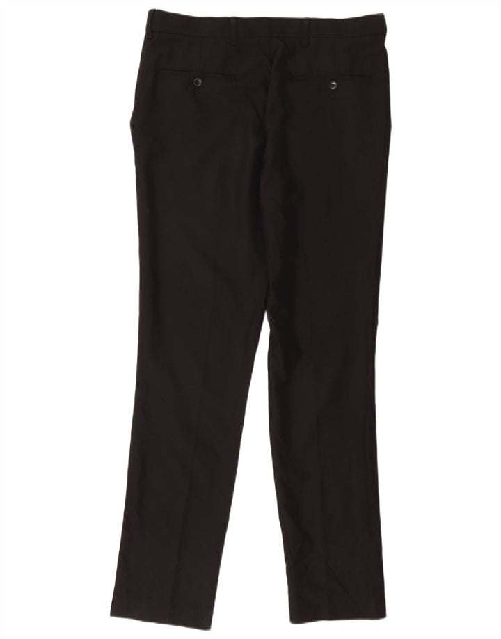 Męskie spodnie Chino Marks & Spencer W34 L33 Czarny poliester