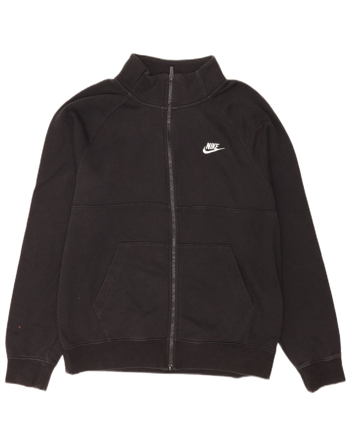 Kurtka męska dresowa Nike, średnia czarna, bawełniana