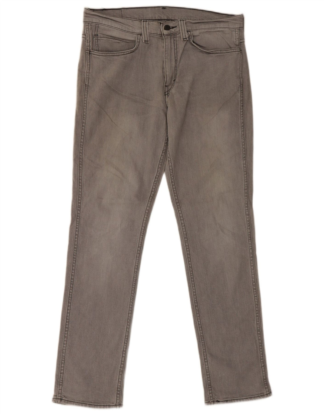 Męskie jeansy Levi's 511 Tapered W34 L32 Szara bawełna