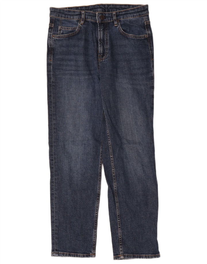 Damskie proste dżinsy Massimo Dutti W30 L27 Niebieskie bawełniane