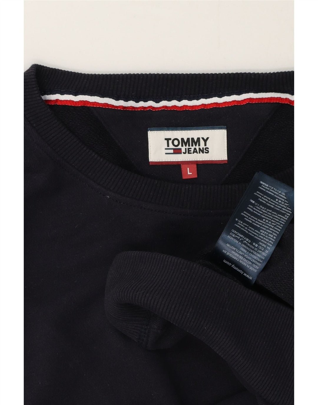 Bluza męska Tommy Hilfiger, duża, bawełniana, granatowa
