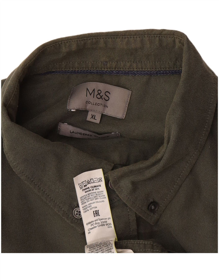 Marks & Spencer Koszula męska XL, bawełniana, khaki