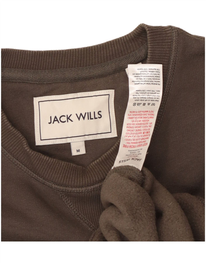 Męski sweter JACK WILLS Średni brązowy, bawełniany