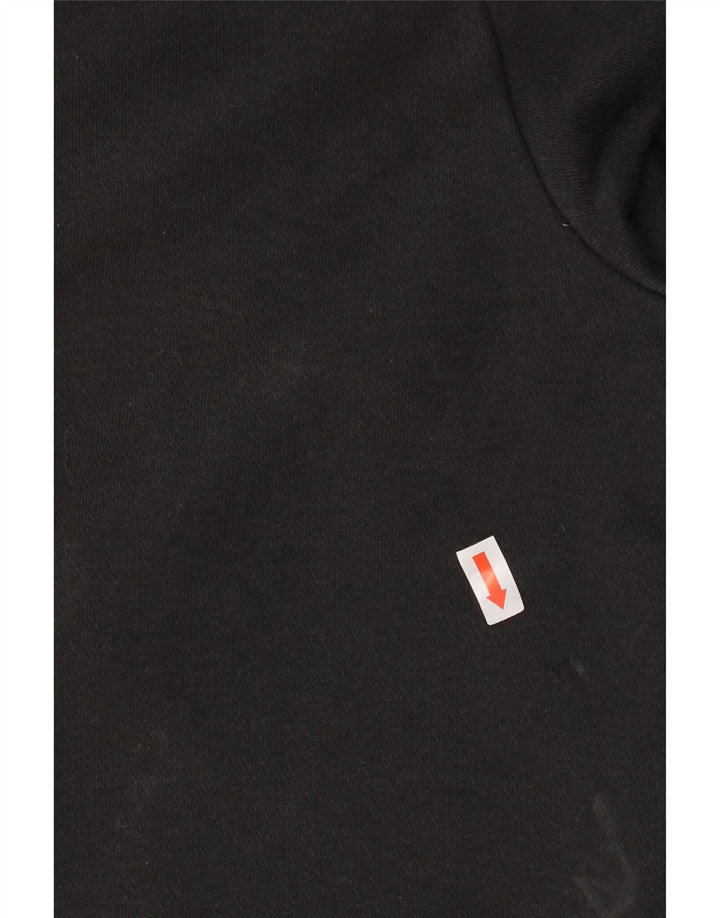 ADIDAS Mens Hoodie Jumper Medium Black Cotton Vintage Adidas and Second-Hand Adidas from Messina Hembry 