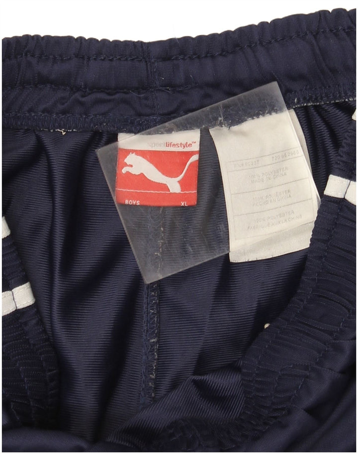 Chłopięce spodenki sportowe Puma 13-14 lat XL, granatowe, poliester