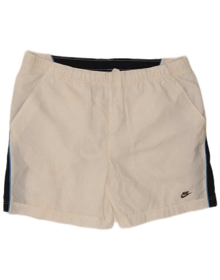 Męskie spodenki kąpielowe Nike XL Biały Kolor Poliester