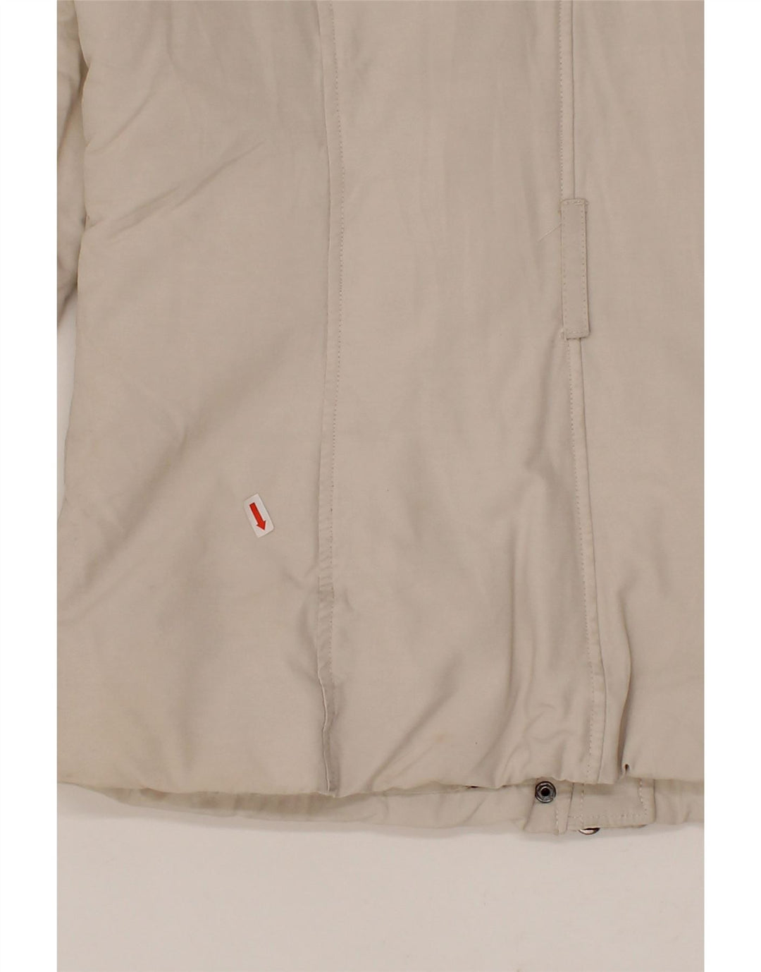 KAPPA Womens Hooded Padded Jacket UK 16 Large Off White Cotton Vintage Kappa and Second-Hand Kappa from Messina Hembry 