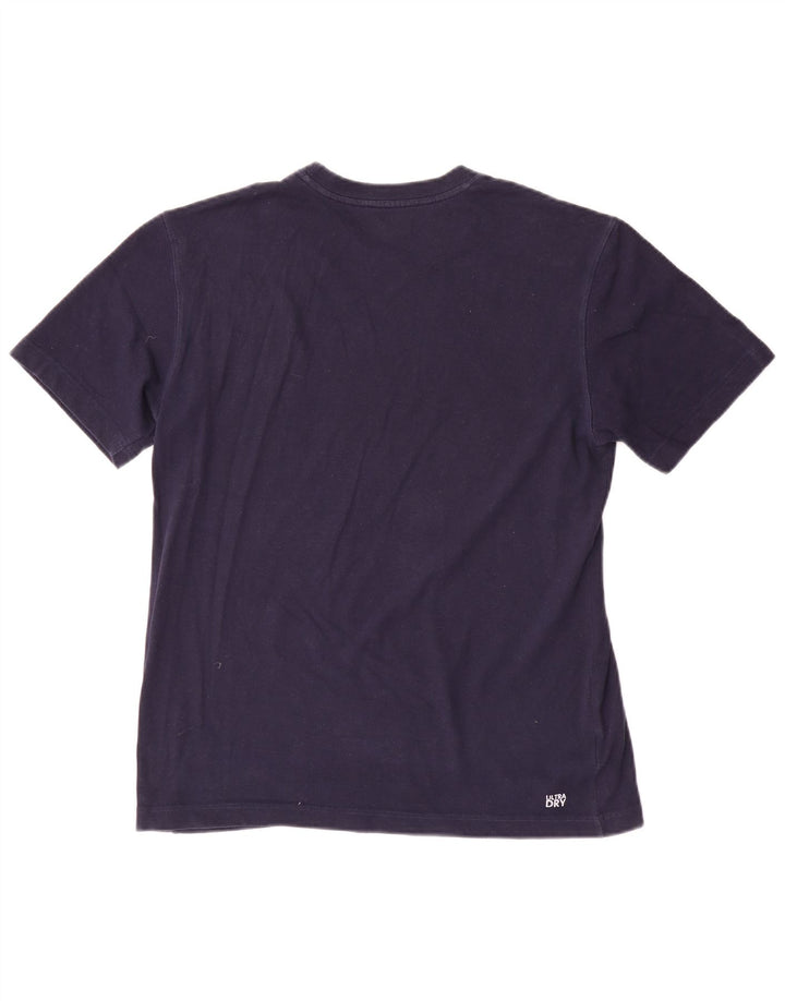 T-shirt męski Lacoste, rozmiar 3, mały, granatowy, bawełniany
