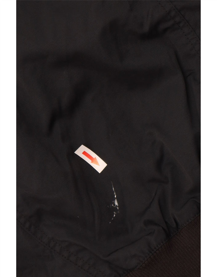 Męska kurtka bomberka Massimo Dutti UK 40, duża, czarna, poliakrylowa