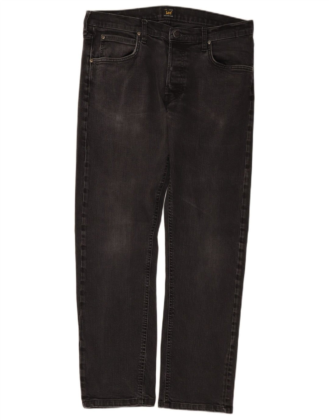 Męskie jeansy Lee Daren Straight W33 L29, czarne, bawełniane