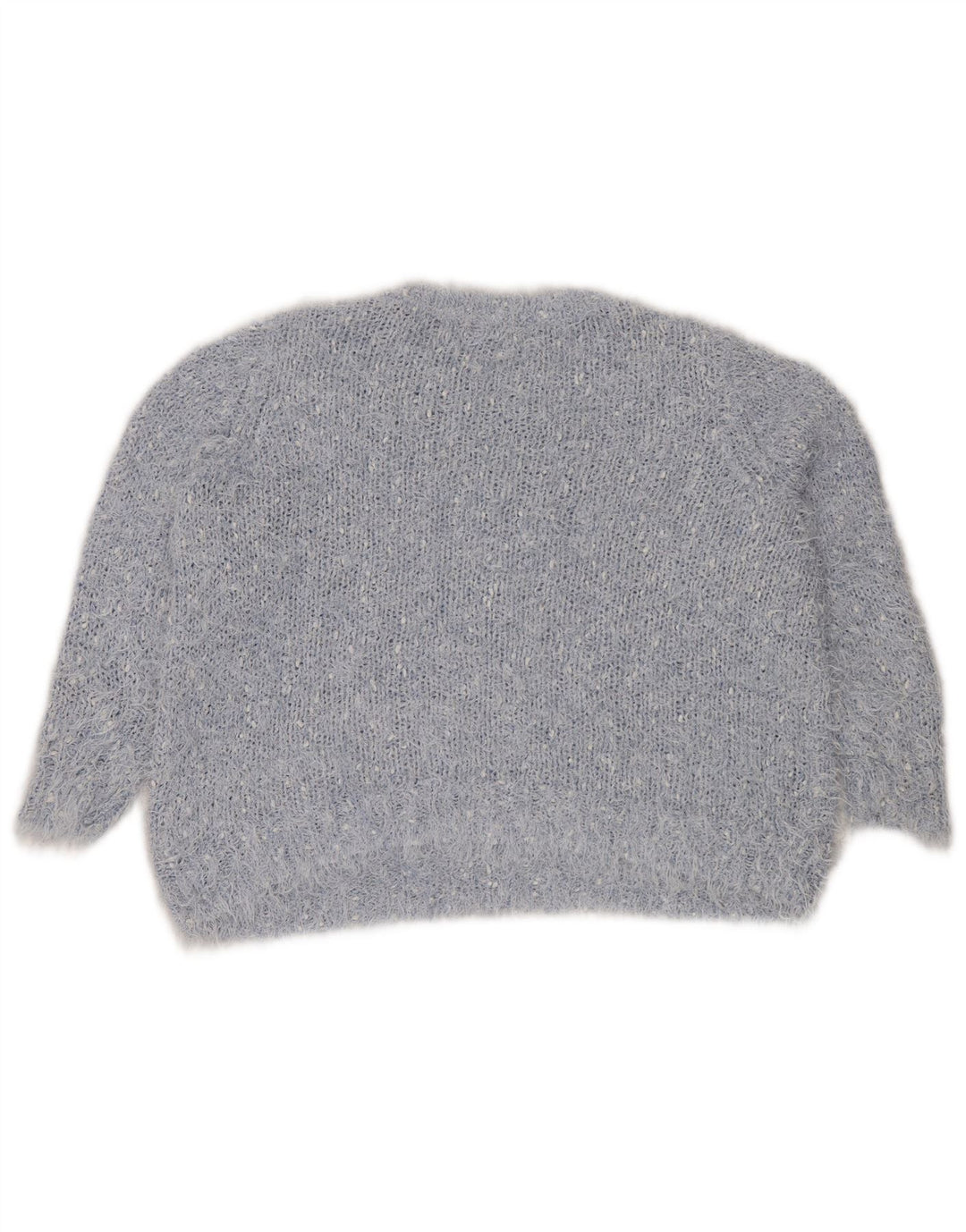 Marks & Spencer Damski sweter z okrągłym dekoltem UK 20 2XL Niebieski poliester