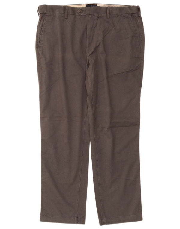 Męskie spodnie chino Marks & Spencer Blue Harbor Straight W40 L31 szare