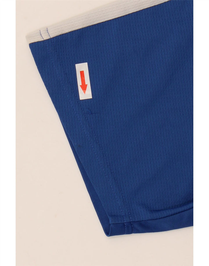 Męski T-shirt PUMA Top, duży, niebieski, poliester z blokami kolorów