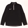 Męski dres Nike Dri Fit z zamkiem błyskawicznym na szyi, mały, czarny blok kolorów