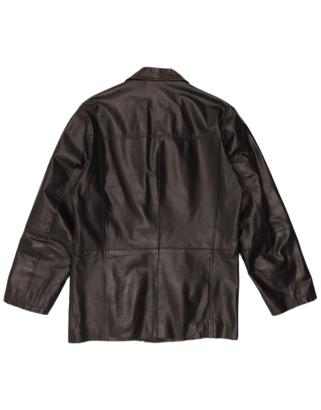 Vintage męska skórzana kurtka UK 42 XL czarna skóra
