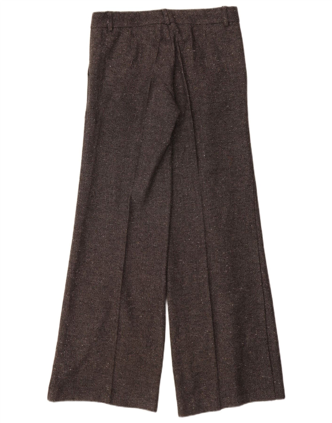 Damskie spodnie casualowe VINTAGE IT 40 Small W28 L32 Szara jodełka