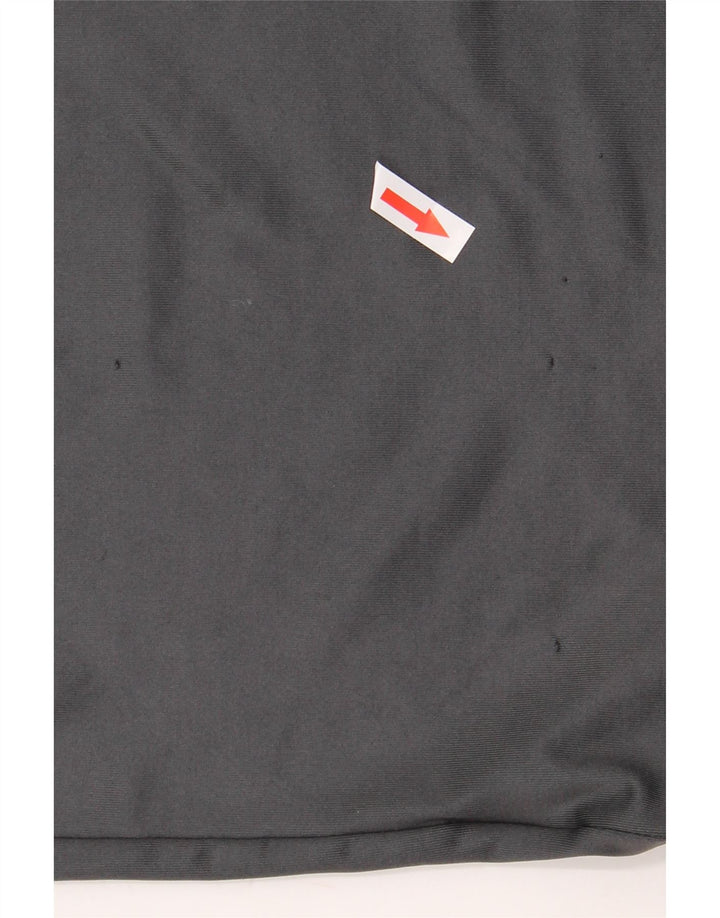 Męska koszulka polo Nike Dri Fit Standard Fit, duża, szara, poliestrowa z blokami kolorów