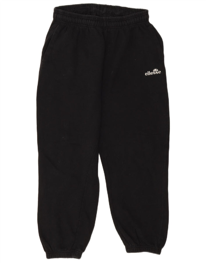Męskie spodnie dresowe Ellesse Joggers, duże, czarne, bawełniane