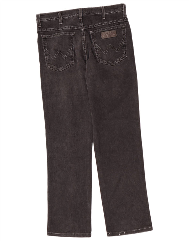 Męskie jeansy Wrangler Texas Stretch Straight W33 L29 Szara bawełna