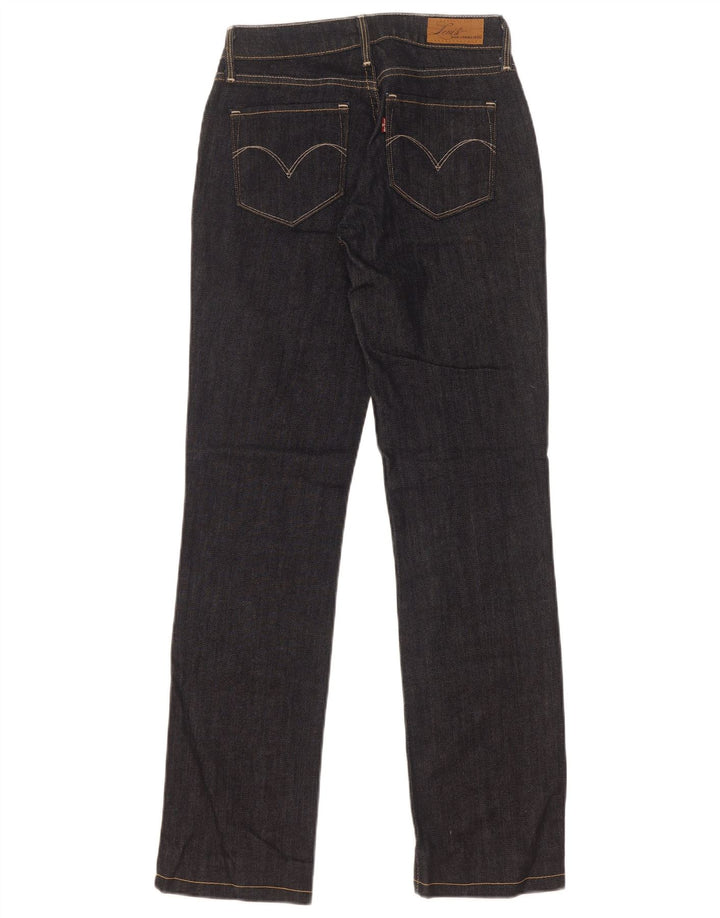 Damskie jeansy Levi's Bold Curve Straight W25 L32 Czarna bawełna