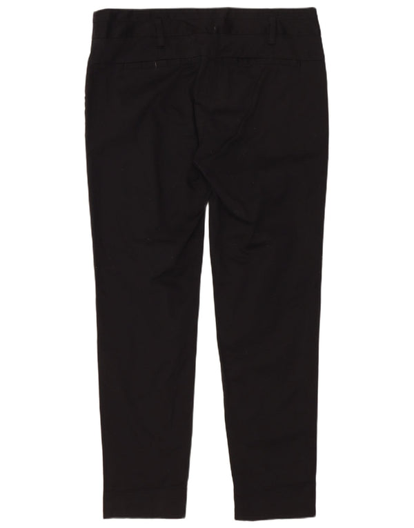 Zara Womens Slim Casual Trousers EU 40 Medium W30 L27 Black