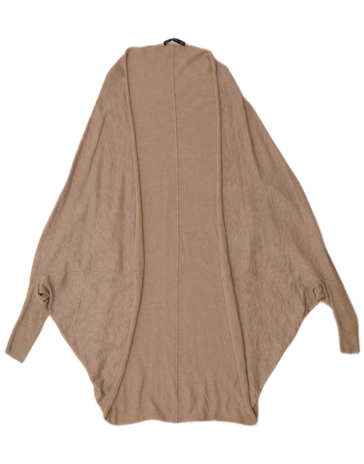 Sweter damski Zara Poncho Cardigan UK 14 średni beż