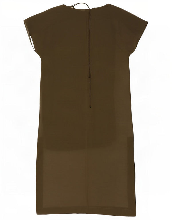 Damska sukienka oversize Zara typu shift UK 14, średni khaki