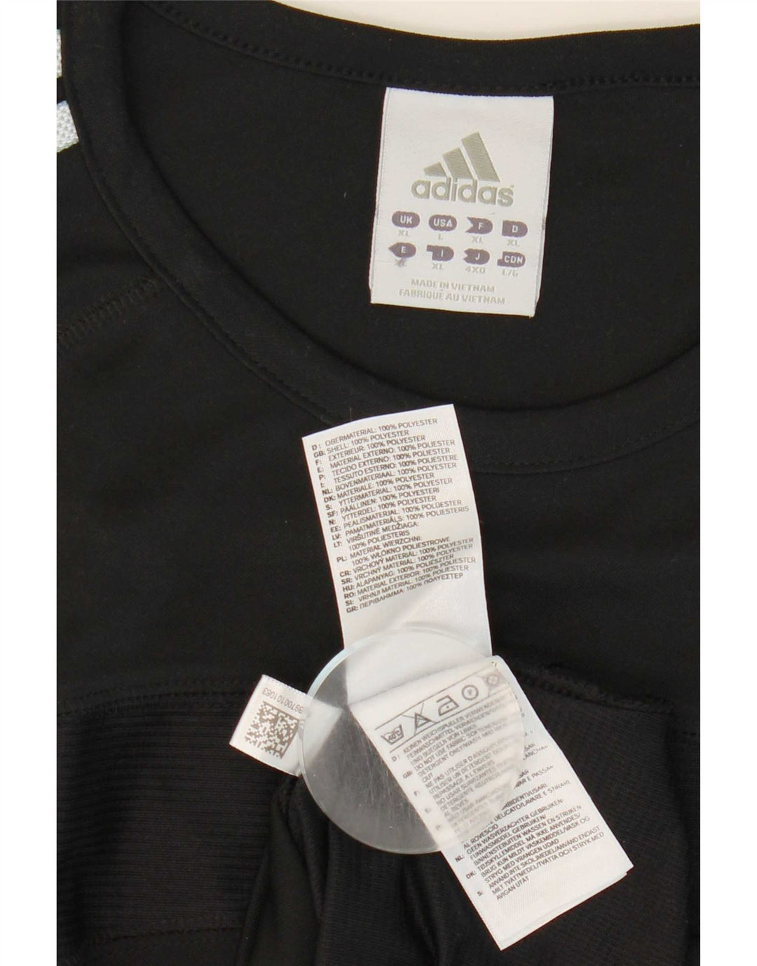 Adidas Męska kamizelka Climacool Top XL Czarny Poliester