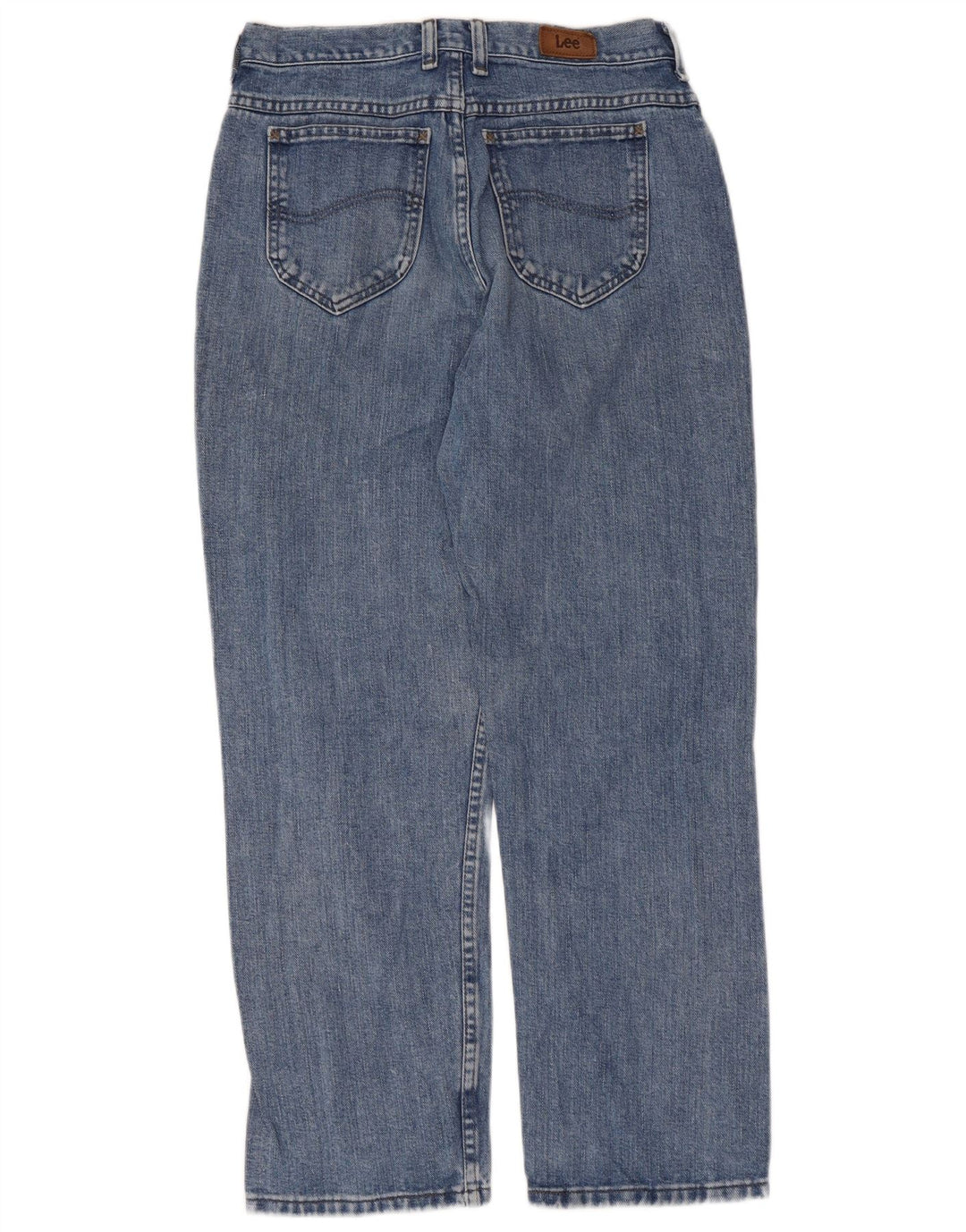 Damskie dżinsy Lee Petite Straight US 6 Medium W28 L28 Niebieskie bawełniane