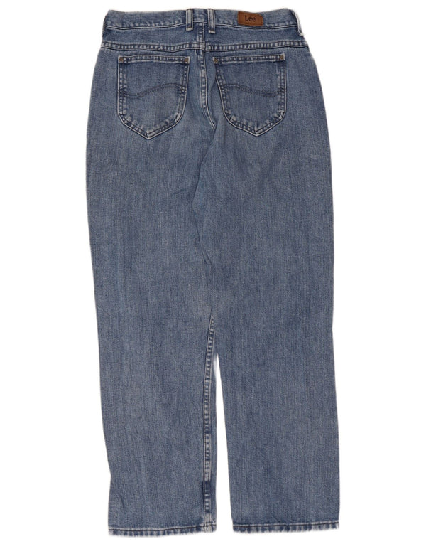 Damskie dżinsy Lee Petite Straight US 6 Medium W28 L28 Niebieskie bawełniane