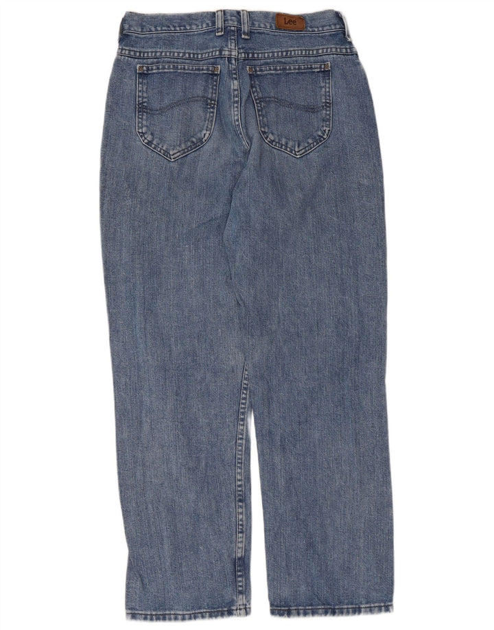 Damskie dżinsy Lee Petite Straight US 6 Medium W28 L28 Niebieskie bawełniane