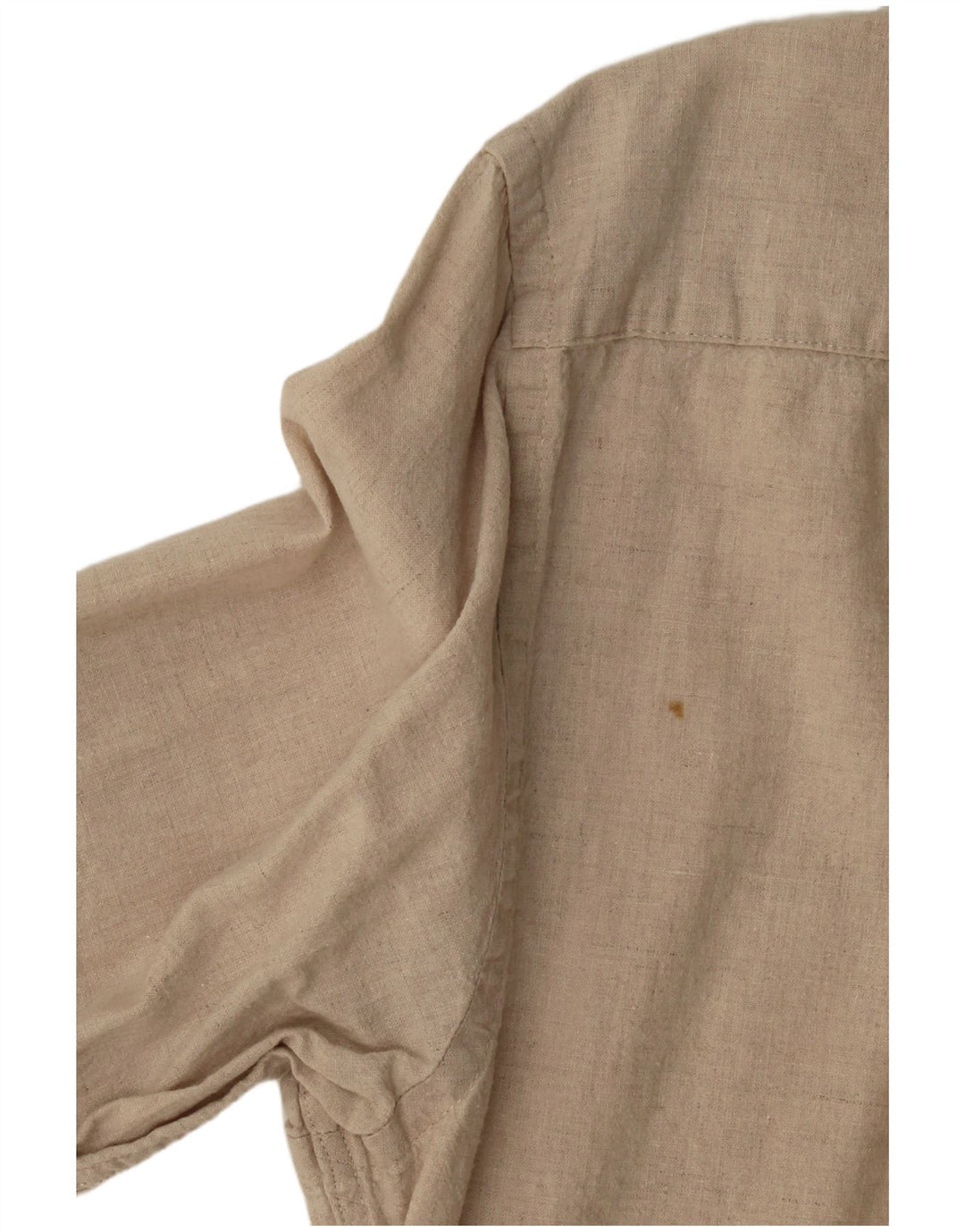 Koszula męska Zara Slim Fit w kolorze średniego beżu, lniana