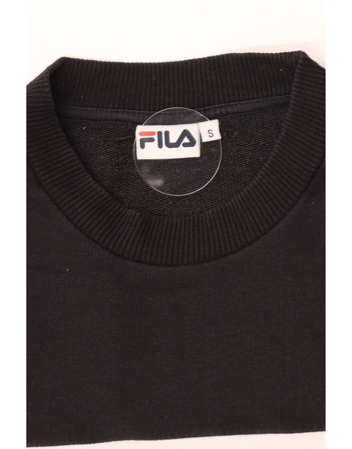 Męska bluza z grafiką Fila, mała, wielobarwna, z blokami kolorów
