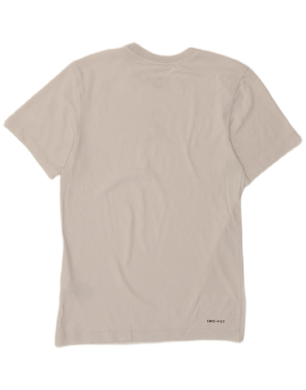 Męski T-shirt z grafiką Jordan, top XS, szara bawełna