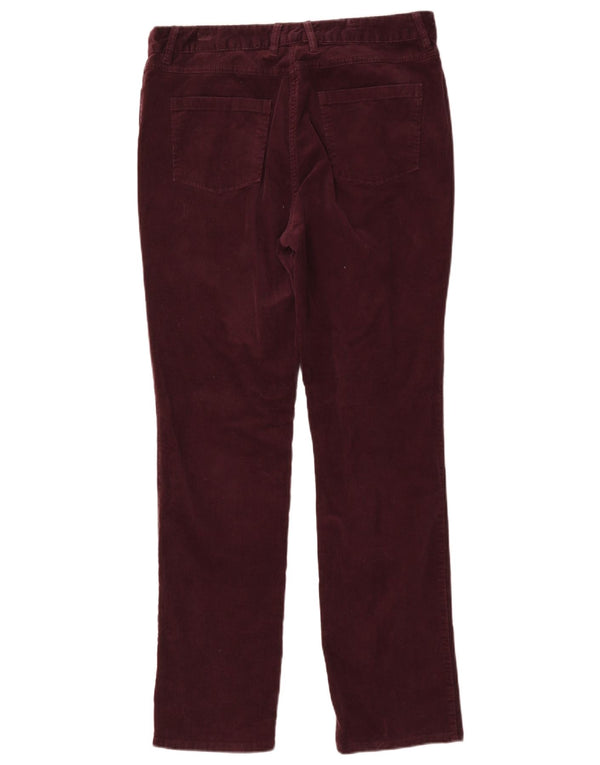Marks & Spencer Damskie sztruksowe spodnie UK 14 Large W32 L30 Fioletowe