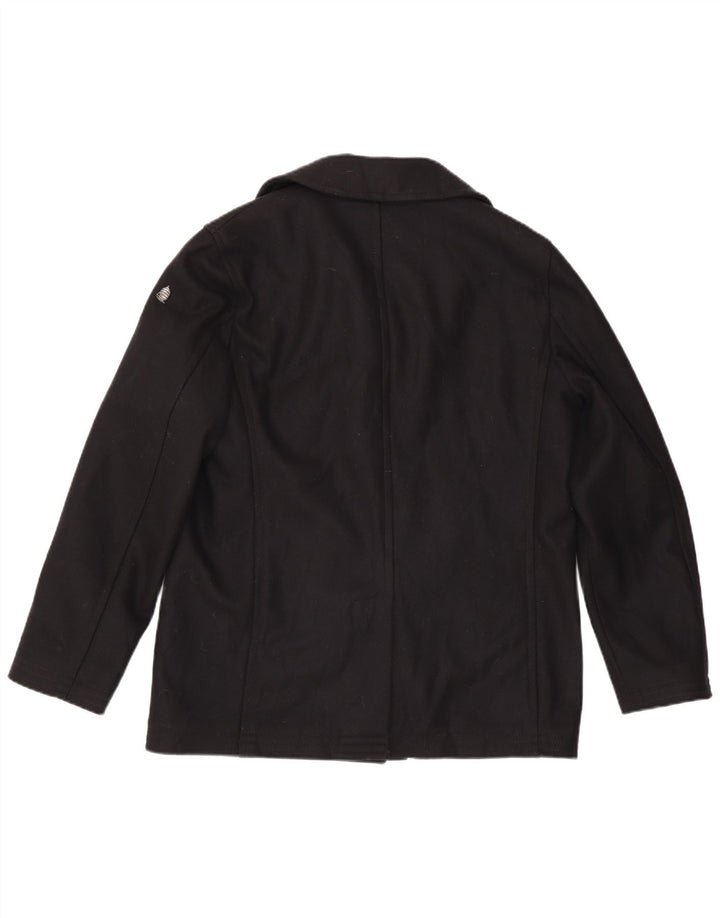 Płaszcz męski Marina Yachting IT 50, duży, czarny, wełniany