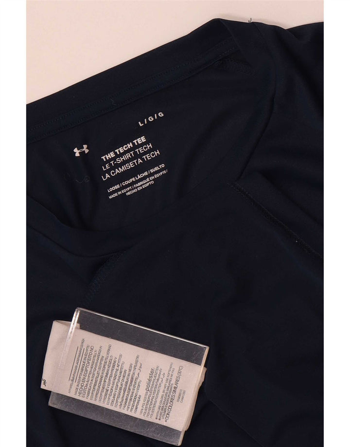 Under Armour Męski T-shirt Top Duży Granatowy Poliester