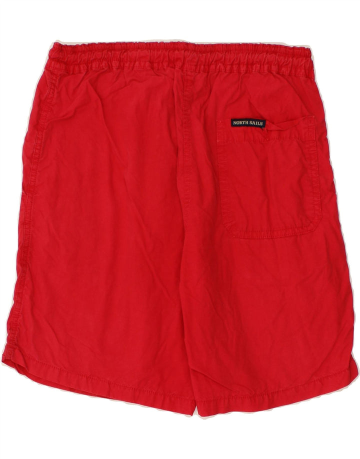 NORTH SAILS Mens Chino Shorts IT 46 Small W30  Red Cotton Vintage North Sails and Second-Hand North Sails from Messina Hembry 