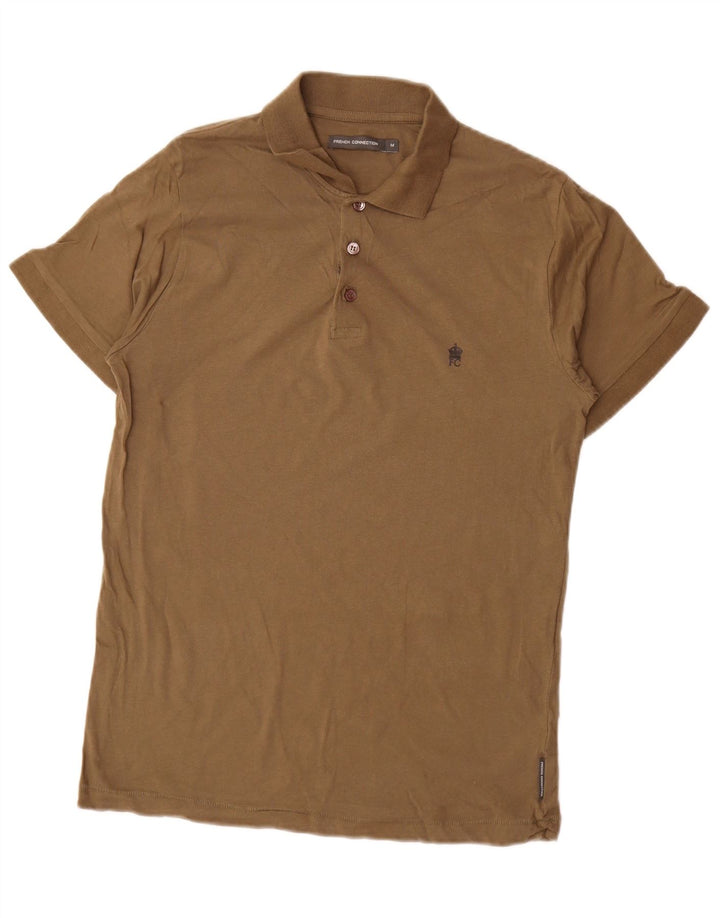 Męska koszulka polo French Connection, średnia, bawełniana khaki